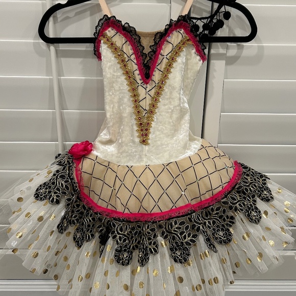 Black, gold and pink ballet tutu - Picture 1 of 2